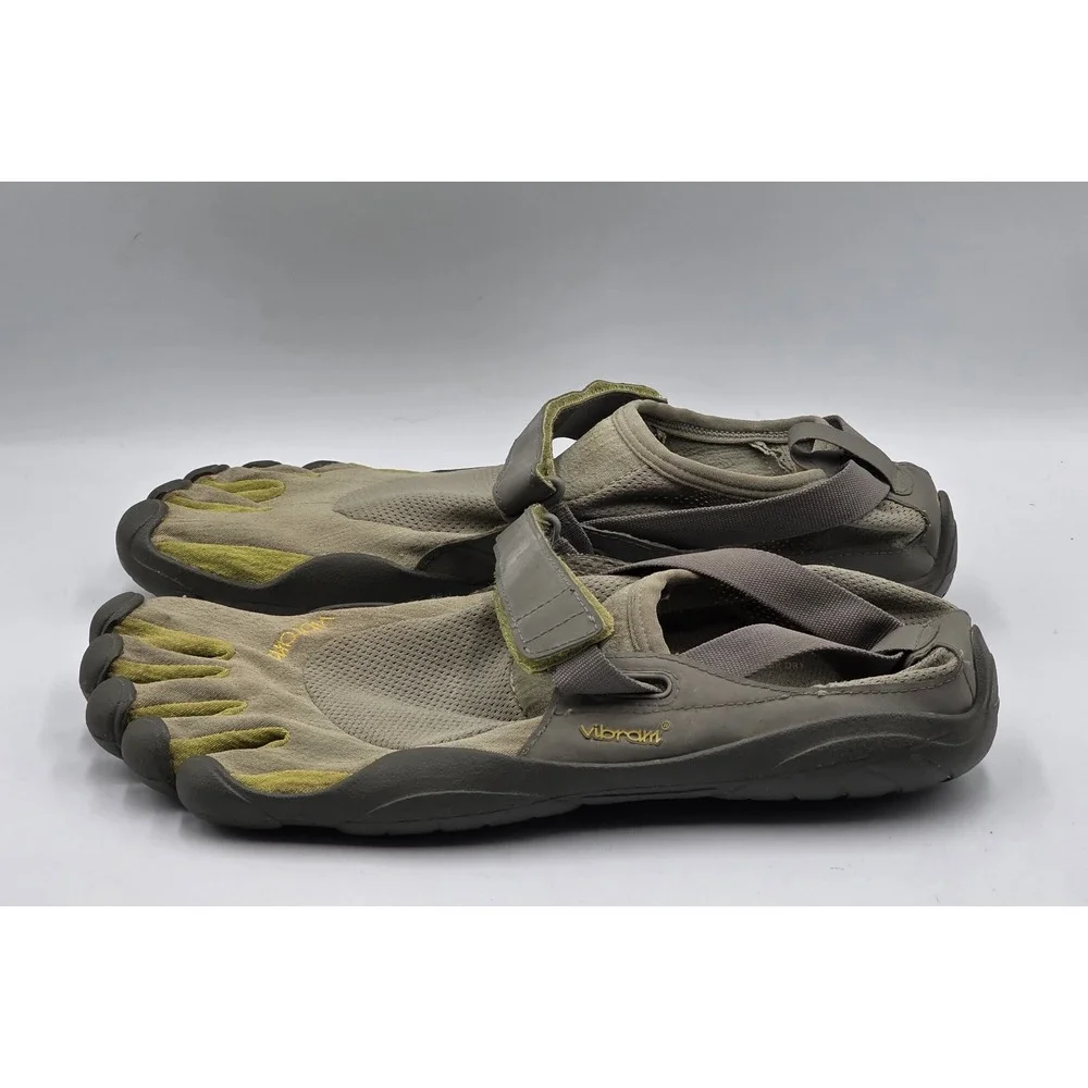 Vibram FiveFingers KSO Barefoot Shoes - Men's Size 44 (Grey/Lime)